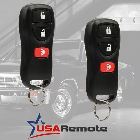 جهاز تحكم عن بعد للدخول بدون مفتاح يناسب Nissan Altima Maxima 350Z Armada Quest Sentra / Infiniti EX35 FX35 FX45 G35 I35 Q45 QX56 (KBRASTU15)، مجموعة من 2 in Kuwait