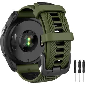 OVERSTEP Compatible with Garmin Forerunner 965, 955, 945, 935 Replacement Band, 22mm Wide Interchangable Bands for Fenix 7, Fenix 6 GPS, Fenix 5 Plus Smart Watch