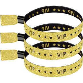 100 Pack VIP Cloth Event Wristband, Solid Color Cloth Wristbands, Color Wristbands Without Logo Resistant, Suitable for Lightweight Concert Wrist Strap for Activities, Parties (Color : Gray)