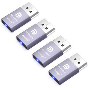 HDMI Dummy Plug fit-Headless Display Emulator DDC EDID Headless Ghos with Windows Mac OSX Linux Great for Graphics Acceleration Support 1920x1080@60Hz 10P