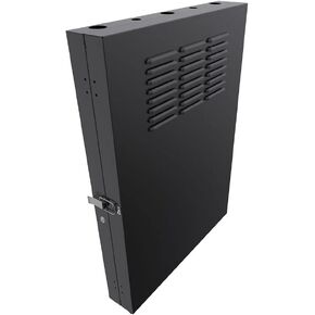حاوية تثبيت على الحائط العمودي NavePoint 2U، عمق 24.6 بوصة (625 مم) إلى 27.5 بوصة (700 مم)، فولاذ مدلفن على البارد، أسود in Kuwait