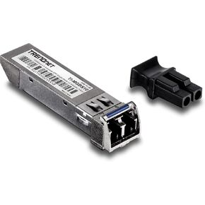 TRENDnet SFP to RJ45 Industrial Single-Mode LC Module (10km), TI-MGBS10, 1000Base-LX Industrial SFP, Compliant with IEEE 802.3z Gigabit Ethernet, Data Rates of up to 1.25Gbps, Lifetime Protection in Saudi Arabia