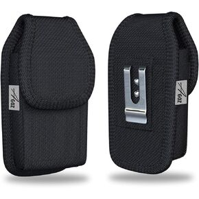 Agoz Zebra TC51 TC56 Scanner Holster, Rugged Carrying Case Pouch for Zebra TC51 TC52 TC56 TC57 TC21 TC26 TC20 TC25 (w/out Keyboard)Handheld Barcode Touch Mobile Computer,Cover w/ Metal Clip Belt Loops