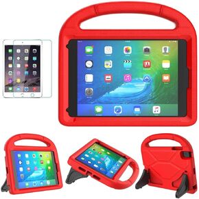 SUPLIK Kids Case for iPad mini 5/4/3/2/1 (7.9"), Durable Shockproof Protective Handle Bumper Stand Cover with 2*Screen Protectors for 7.9 inch Apple iPad mini 5th/4th/3rd/2nd/1st Generation, Blue in Saudi Arabia