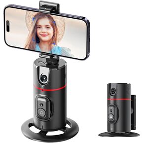 2023 Auto Face Tracking Phone Holder Foldable & AFARER 360° Rotation face Tracking Tripod Phone Mount, Face Body Rotating Gesture Control, Upgraded Moving Tripod 180°fold for Vlog, Tiktok, Video Call in Kuwait