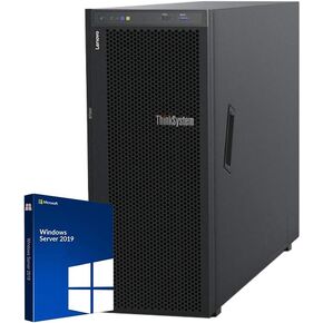 حزمة خادم Lenovo Think System ST550 Tower Server مع 2 x Intel Xeon Silver 4210، وذاكرة DDR4 سعة 64 جيجابايت، ومحرك أقراص SSD سعة 1 تيرابايت، ومحرك أقراص ثابتة سعة 12 تيرابايت، وبطاقة RAID، ورسومات Matrox G200، ونظام التشغيل Windows Server 2016 in Kuwait