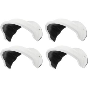 SDS DS-1250ZJ Universal Sun Rain Shade Camera Cover Shield for Cover Shield for Nest/Ring/Arlo/Dome/Bullet Outdoor Camera (1 Pack, Black)