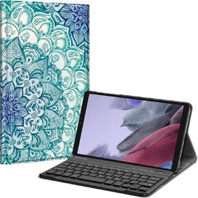 Fintie Keyboard Case for Samsung Galaxy Tab A7 Lite 8.7 Inch 2021 Model (SM-T220/T225/T227), Slim Lightweight Stand Cover with Magnetically Detachable Wireless Bluetooth Keyboard, Black