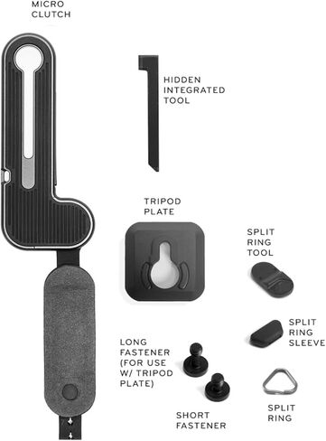 بيك ديزاين Mc-l-1 Micro Clutch L-Plate أسود مقاس واحد in Kuwait