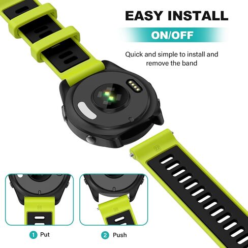 OVERSTEP متوافق مع سوار بديل Garmin Forerunner 965، 955، 945، 935، نطاقات قابلة للتبديل بعرض 22 مم لـ Fenix ​​7، Fenix ​​6 GPS، Fenix ​​5 Plus Smart Watch in Kuwait