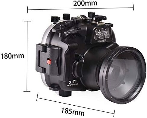 Sea frogs Underwater Case 130FT/40M Camera Diving Waterproof Housing case for Fujifilm XT1 in Saudi Arabia