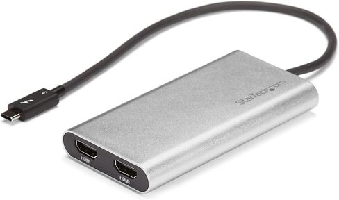 StarTech Thunderbolt to Dual DisplayPort 1.4 Adapter, Dual 4K 60Hz, HDR in Saudi Arabia