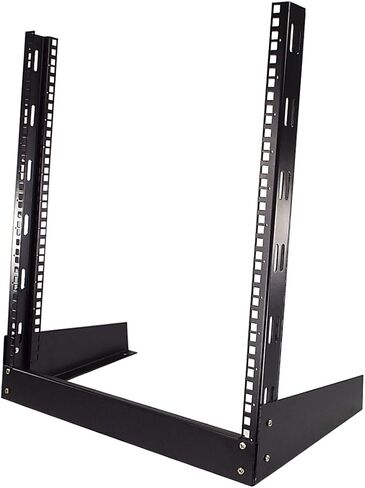 CNAweb 12U Open Frame 19" Inch Desktop 2 Post Network Rack Stand in Kuwait