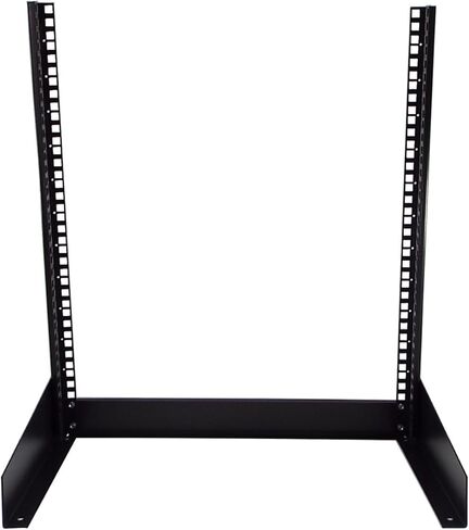 CNAweb 12U Open Frame 19" Inch Desktop 2 Post Network Rack Stand in Kuwait