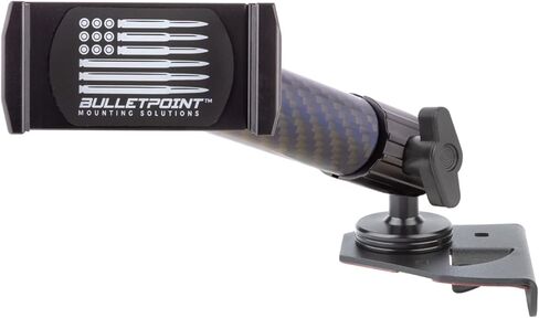 حامل الهاتف الخلوي Bulletpoint Dash Mount متوافق مع 2018-2023 Jeep Wrangler JL (NOT 4xe) و2020-2023 Gladiator Single Ball Mount متوافق مع هاتف iPhone Android الذكي (جانب الركاب) in Kuwait