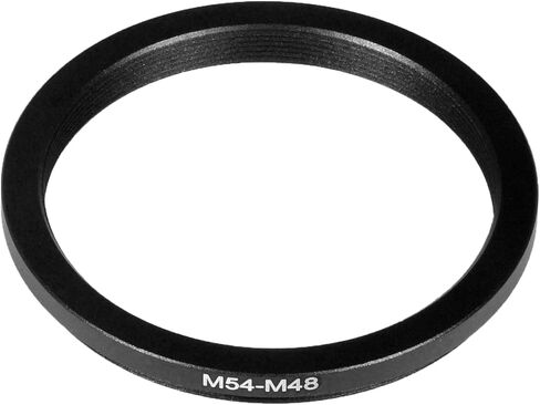 HAPPYTOPSTAR Metal M54 to M48 Male to Female 54mm 0.75mm Thread Pitch to 48mm M54-M48 Step-Down Coupling Ring Adapter for Lens Filter Telescope in Saudi Arabia