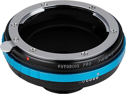 Fotodiox Pro Lens Mount Adapter متوافق مع عدسة Nikon F-Mount GType لكاميرات التركيب C in Saudi Arabia