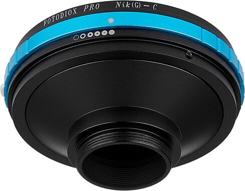 Fotodiox Pro Lens Mount Adapter متوافق مع عدسة Nikon F-Mount GType لكاميرات التركيب C in Saudi Arabia