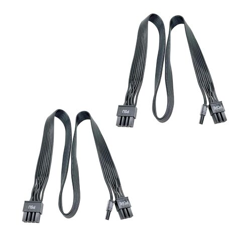 PCIE Cable for Corsair, 65CM Male to Male 8 Pin to 6+2 Pin GPU Power Cable for Thermaltake, ARESGAME Modular Power Supply (25'') (Black 16AWG [V.2026]) in Kuwait