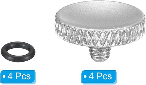 PATIKIL Camera Shutter Button, 4 Pack Soft Shutter Release Button Pure Copper Camera Button Knurled suitable for Nikon for Fujifilm for Leica DSLR/SLR Camera, Black in Saudi Arabia