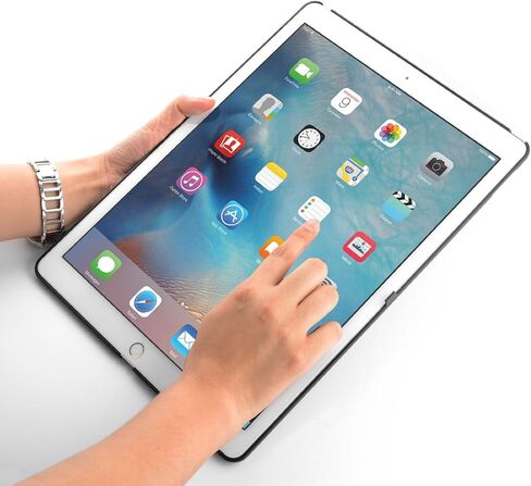 حافظة لوحة المفاتيح ProCase للجيل الأول والثاني iPad Pro 12.9 2017 2015، iPad Pro 12.9 حافظة لوحة المفاتيح اللاسلكية لجهاز iPad Pro 12.9 بوصة (الجيل الثاني والأول) - أسود in Saudi Arabia