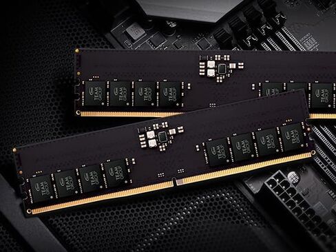 مجموعة TEAMGROUP Elite DDR5 64 جيجابايت (2 × 32 جيجابايت) 4800 ميجاهرتز (PC5-38400) CL40 غير ECC غير مخزنة 1.1 فولت UDIMM 288 Pin PC PC وحدة ذاكرة سطح المكتب ترقية ذاكرة الوصول العشوائي - TED564G4800C40DC01 in Kuwait