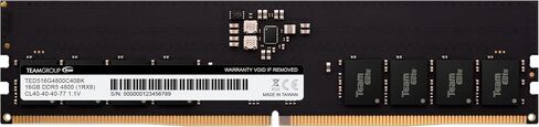 TEAMGROUP Elite DDR5 32GB Kit (2x16GB) 4800MHz (PC5-38400) CL40 Non-ECC Unbuffered 1.1V UDIMM 288 Pin PC Computer Desktop Memory Module Ram Upgrade - TED532G4800C40DC01 in Kuwait