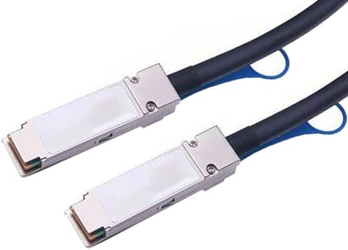 كابل MITATTOK Mini SAS، QSFP إلى QSFP مباشرة إلى نقل البيانات عالي السرعة لوحدات تحكم SAS/RAID، واللوحات المعززة، والخوادم، 17 قدمًا in Kuwait