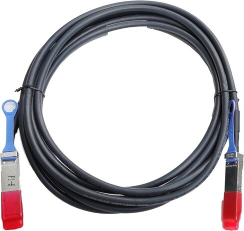 كابل MITATTOK Mini SAS، QSFP إلى QSFP مباشرة إلى نقل البيانات عالي السرعة لوحدات تحكم SAS/RAID، واللوحات المعززة، والخوادم، 17 قدمًا in Kuwait