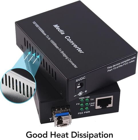 2 حزمة من أجهزة إرسال واستقبال الألياف، 1.25 جيجا/ثانية Bidi Gigabit محول وسائط إيثرنت من الألياف أحادي الوضع مع 2 قطعة Bidi SFP LC وحدة متضمنة، 10/100/1000Base-Tx إلى 1000Base-SX SMF RJ45 إلى فتحة SFP تصل إلى 30KM in Kuwait