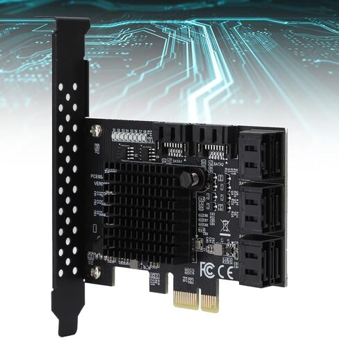 بطاقة PCI-E إلى SATA 3.0، 8 منافذ PCI-E إلى SATA3.0 لوحة توسيع وحدة التحكم، بطاقة توسيع واجهة ساتا 3.0 in Saudi Arabia