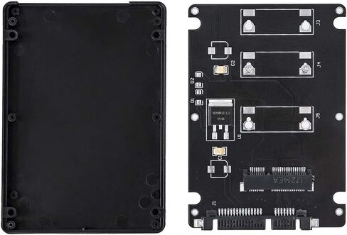 axGear 2.5 بوصة SATA إلى mSATA SSD الضميمة محول داخلي/خارجي in Saudi Arabia