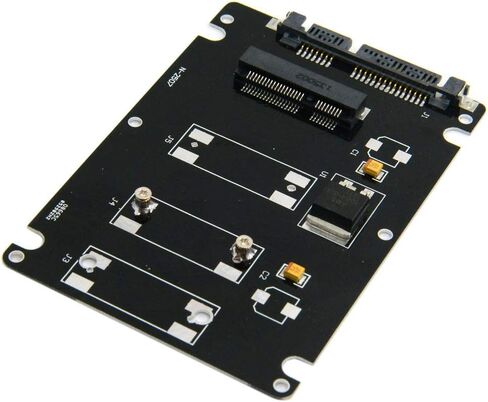 axGear 2.5 بوصة SATA إلى mSATA SSD الضميمة محول داخلي/خارجي in Saudi Arabia