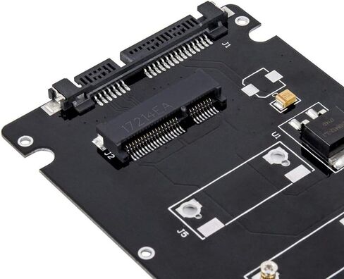 axGear 2.5 بوصة SATA إلى mSATA SSD الضميمة محول داخلي/خارجي in Saudi Arabia