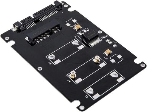axGear 2.5 بوصة SATA إلى mSATA SSD الضميمة محول داخلي/خارجي in Saudi Arabia