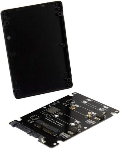 axGear 2.5 بوصة SATA إلى mSATA SSD الضميمة محول داخلي/خارجي in Saudi Arabia