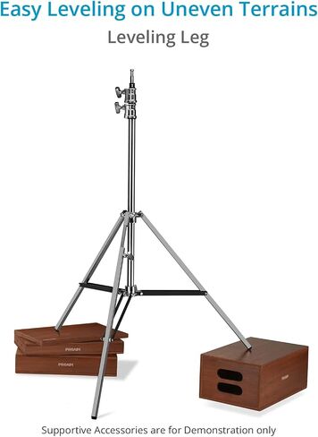 PROAIM Ninja 5/8" Double Riser Baby Stand for Lights & Studio Photography| Max. Height: 9.3 Feet with 5/8" Mounting. (TP-NJB-02) in Saudi Arabia