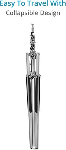 PROAIM Ninja 5/8" Double Riser Baby Stand for Lights & Studio Photography| Max. Height: 9.3 Feet with 5/8" Mounting. (TP-NJB-02) in Saudi Arabia