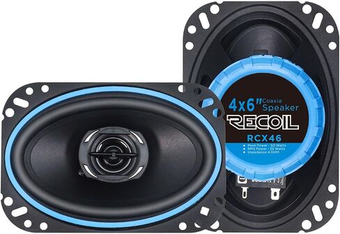 RECOIL RCX46 Echo Series 4X6-Inch Car Audio Coaxial Speaker System in Saudi Arabia