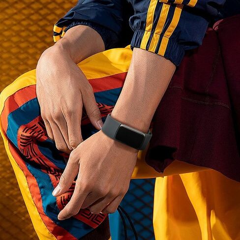 3 Pack Sport Bands Compatible with Fitbit Charge 6 Bands/Fitbit Charge 5 Bands Women Men, Classic Soft Replacement Straps Wristbands for Fitbit Charge 6/5 Advanced Fitness & Health Tracker in Kuwait