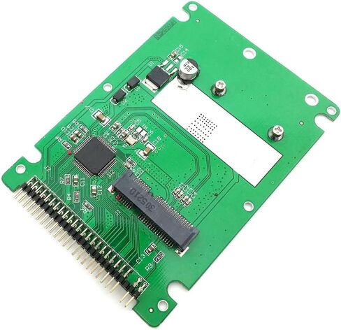 Cablecc Low Profile Half-Heigh mSATA SSD to 2.5 inch IDE 44pin Hard Disk Case Enclosure for Notebook Laptop in Saudi Arabia