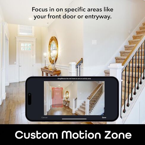 Geeni Insight Smart Security Camera for Home - 2K Quad HD, Wi-Fi, Motion Detection, Night Vision, Two-Way Audio - Baby Monitor, Cloud & SD Card Storage, Compatible with Alexa & Google Home in Kuwait