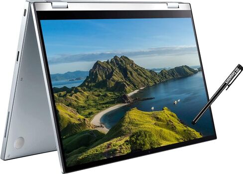 Asus Chromebook Flip C433 شاشة لمس 14 بوصة IPS FHD 2 في 1 (Intel Core M3-8100Y، ذاكرة الوصول العشوائي 8 جيجابايت، 64 جيجابايت eMMC، قلم ستايلس) كمبيوتر محمول قابل للتحويل للمنزل والعمل، كاميرا ويب، 2 × USB-C، قلم IST، نظام تشغيل Chrome (تم تجديده) ) in Kuwait