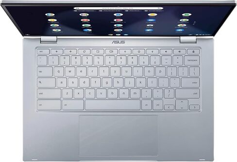 Asus Chromebook Flip C433 شاشة لمس 14 بوصة IPS FHD 2 في 1 (Intel Core M3-8100Y، ذاكرة الوصول العشوائي 8 جيجابايت، 64 جيجابايت eMMC، قلم ستايلس) كمبيوتر محمول قابل للتحويل للمنزل والعمل، كاميرا ويب، 2 × USB-C، قلم IST، نظام تشغيل Chrome (تم تجديده) ) in Kuwait