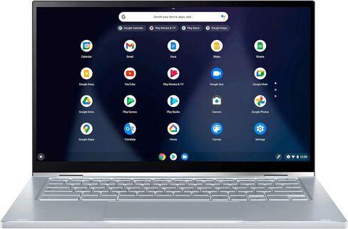 Asus Chromebook Flip C433 شاشة لمس 14 بوصة IPS FHD 2 في 1 (Intel Core M3-8100Y، ذاكرة الوصول العشوائي 8 جيجابايت، 64 جيجابايت eMMC، قلم ستايلس) كمبيوتر محمول قابل للتحويل للمنزل والعمل، كاميرا ويب، 2 × USB-C، قلم IST، نظام تشغيل Chrome (تم تجديده) ) in Kuwait