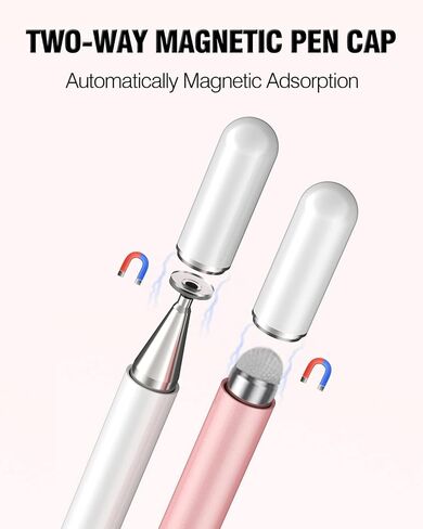 Stylus Pens for Touch Screens, 2 in 1 High Precision Universal Stylus Pen for iPad Compatible with Apple, iPhone, iPad, Android, Microsoft Tablets, Phones, 3 Pack - Blue, Pink, Purple in Kuwait