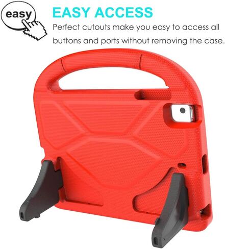 SUPLIK Kids Case for iPad mini 5/4/3/2/1 (7.9"), Durable Shockproof Protective Handle Bumper Stand Cover with 2*Screen Protectors for 7.9 inch Apple iPad mini 5th/4th/3rd/2nd/1st Generation, Blue in Kuwait