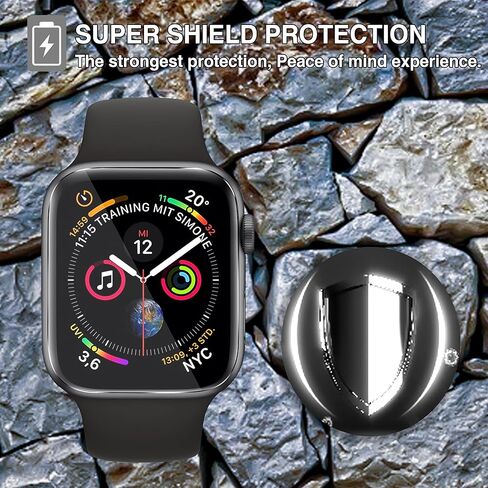 6 Pack Screen Protector for Apple Watch 38mm Series 1, Series 2, Series 3,Cases Friendly, Bubble-Free, Anti-Scratch,Flexible TPU Clear Film in Kuwait