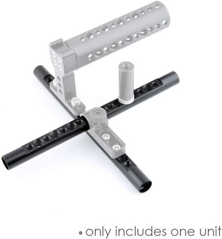 NICEYRIG 7.7 Inch 15mm Cheese Rod for DSLR Camera Cage Rig System - 074 | with 1/4 3/8 Locating Holes in Saudi Arabia