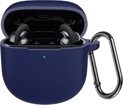 حافظة LEFXMOPHY لسماعات Bose QuietComfort Earbuds II 2022 / QuietComfort Ultra (2023)، غطاء حماية من السيليكون (أسود) in Kuwait